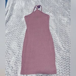 Light purple body con dress